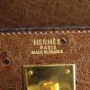 Hermes Kelly 32 cm handbag in brown ostrich leather - Detail D4 thumbnail