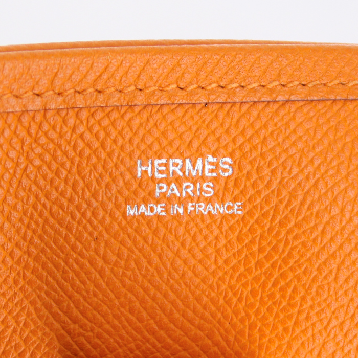 Borsa Evelyne modello medio in pelle Epsom arancione - Detail D3