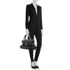 Dior handbag in black grained leather - Detail D1 thumbnail