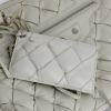 Balenciaga  Motocross handbag  in white quilted leather - Detail D3 thumbnail