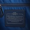 Bolso de mano Coach en cuero azul - Detail D4 thumbnail