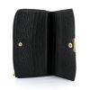 Burberry wallet in black grained leather - Detail D2 thumbnail
