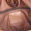 Bolso de mano Coach en cuero marrón - Detail D3 thumbnail