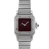 Cartier Santos watch in stainless steel Circa 1990 - 00pp thumbnail