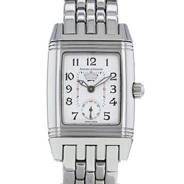 Orologio Jaeger Lecoultre Reverso-Duetto  modello medio in acciaio Ref :  296874 Circa  2000