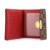 Louis Vuitton wallet in brown damier canvas - Detail D1 thumbnail