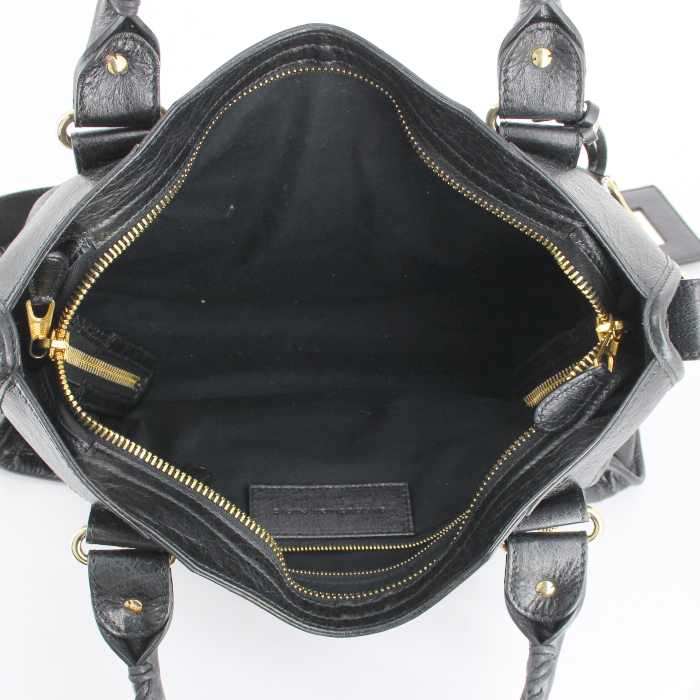 Borsa Classic City in pelle nera - Detail D3