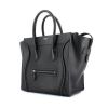 Celine Luggage handbag in black leather - 00pp thumbnail