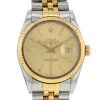 Rolex Datejust watch in gold and stainless steel Ref:  16013  Circa  1986 - 00pp thumbnail