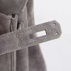 Hermes Birkin 30 cm handbag in grey doblis calfskin - Detail D4 thumbnail