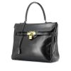 Hermes Monaco handbag in black box leather - 00pp thumbnail