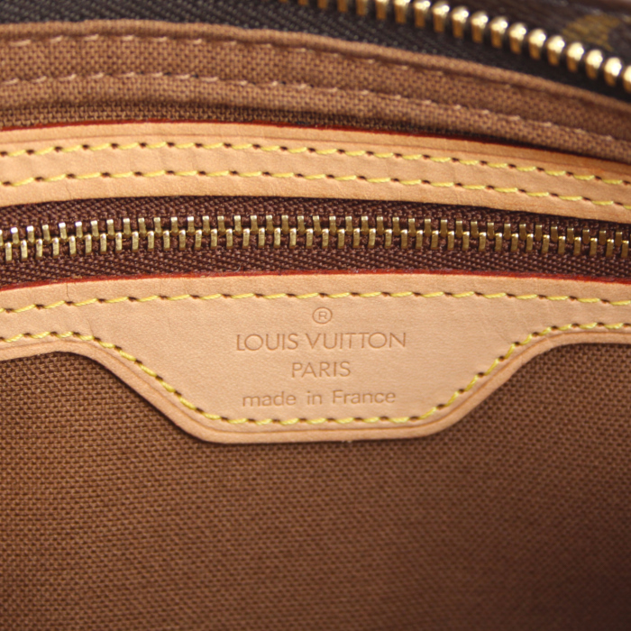 Louis Vuitton messenger bag in monogram canvas and natural leather - Detail D3