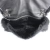 Chanel handbag in black suede and black synthetic fur - Detail D3 thumbnail