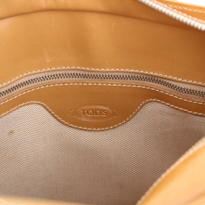 Sac à main Tod's en cuir naturel - Detail D4
