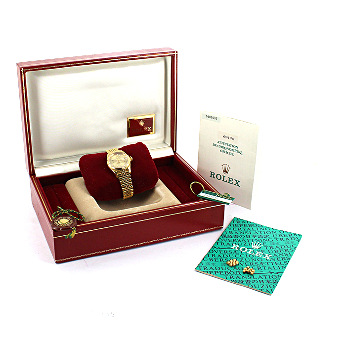 Rolex Datejust Lady watch in yellow gold Ref:  69178 Circa  1988 - Detail D2