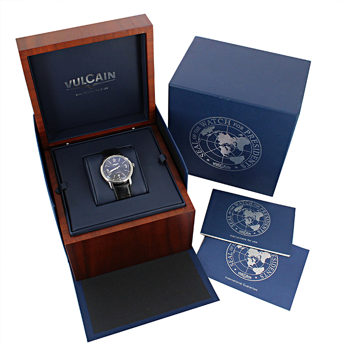 Reloj Vulcain de acero Ref : 560156.305 Circa 2000 - Detail D3