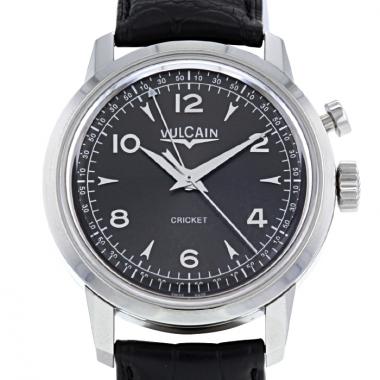 Reloj Vulcain Cricket de acero Ref :  100153.289 Circa  2000