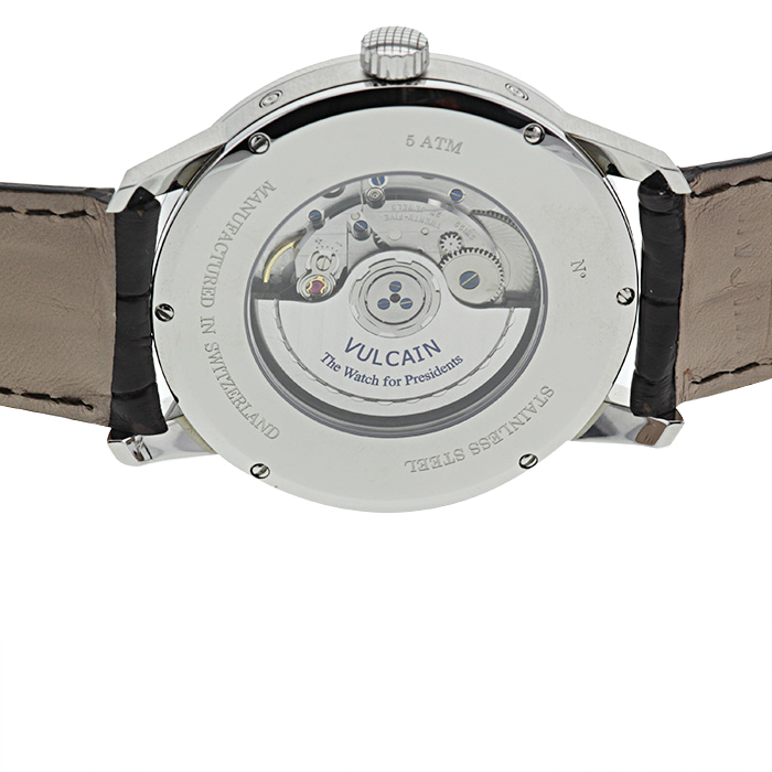 Reloj Vulcain de acero Ref :  580158 Circa  2014 - Detail D2