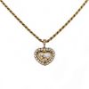 Chopard Happy Diamonds large model necklace in yellow gold and diamonds - 00pp thumbnail