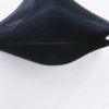 Hermes pouch in navy blue leather - Detail D2 thumbnail