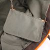 Hermes Sellier shopping bag in orange and brown canvas - Detail D4 thumbnail