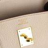 Bolso de mano Hermes Birkin 40 cm en cuero togo beige rosado - Detail D3 thumbnail