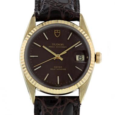 Montre Tudor Oysterdate Prince en plaqué or