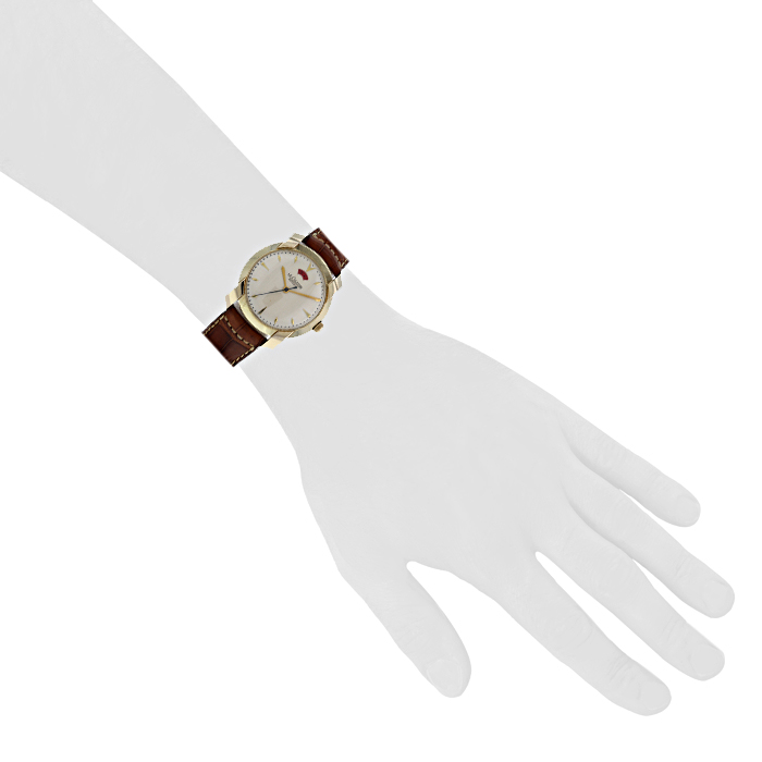 Jaeger Lecoultre watch in gold plated Circa 1950 - Detail D1