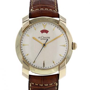 Montre Jaeger Lecoultre Reserve de marche en or plaqué or Vers  1950