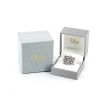 Bague Dior Coquine grand modèle en or blanc et diamants - Detail D2 thumbnail
