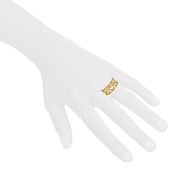 Dior My Dior large model ring in yellow gold - Detail D1