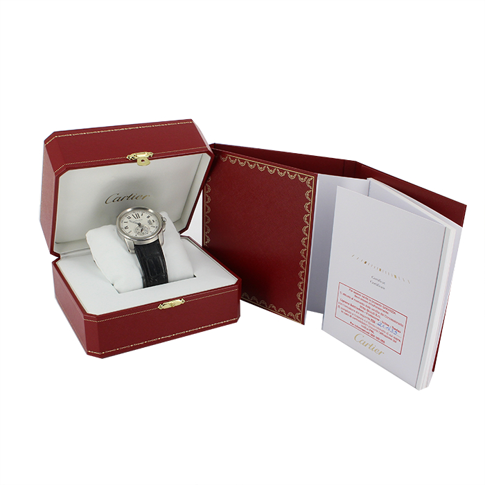 Reloj Cartier Calibre De Cartier de acero azulado Circa  2010