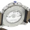 Montre Cartier Calibre De Cartier en acier bleui Vers  2010 - Detail D3 thumbnail