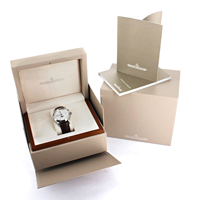 Montre Jaeger Lecoultre Master Control Calendar en acier Ref :  147841S Vers  2010