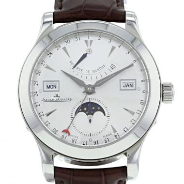 Montre Jaeger Lecoultre Master Control Calendar en acier Ref :  147841S Vers  2010