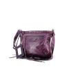 Bolso de mano Balenciaga en cuero violeta - 00pp thumbnail