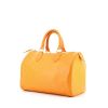 Bolso de mano Louis Vuitton Speedy 25 cm en cuero Epi naranja - 00pp thumbnail