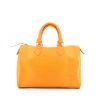 Bolso de mano Louis Vuitton Speedy 25 cm en cuero Epi naranja - 360 thumbnail