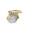 Dior Coeurs Légers ring in yellow gold,  white gold and diamonds - 00pp thumbnail