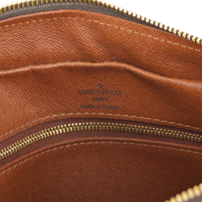 Louis Vuitton Amazone large model messenger bag in monogram canvas and natural leather - Detail D3