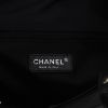 Sac cabas Chanel en toile enduite noire - Detail D3 thumbnail