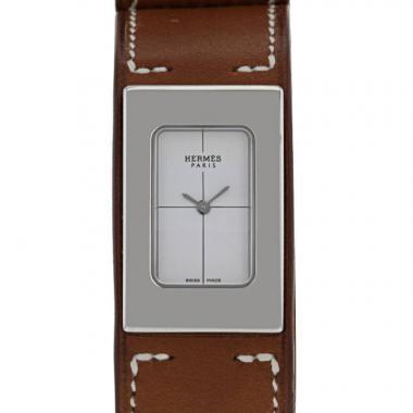 Orologio Hermès Cherche Midi acciaio Ref :  CM1.210 Circa  2010