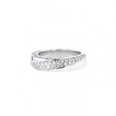 Mauboussin Serpentine ring in white gold and diamonds