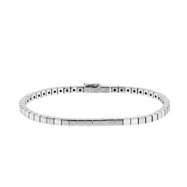 Bracelet souple Cartier Lanière en or blanc