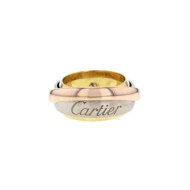 Bague mobile Cartier Mustessence en or blanc,  or jaune et or blanc