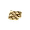 Bulgari Tubogas articulated large model ring in yellow gold - 00pp thumbnail