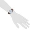 Hermes Arceau watch in stainless steel Ref:  AR4.810 Circa  2010 - Detail D1 thumbnail