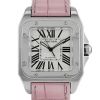Cartier Santos-100 watch in stainless steel Ref:  2878 Circa  2010 - 00pp thumbnail