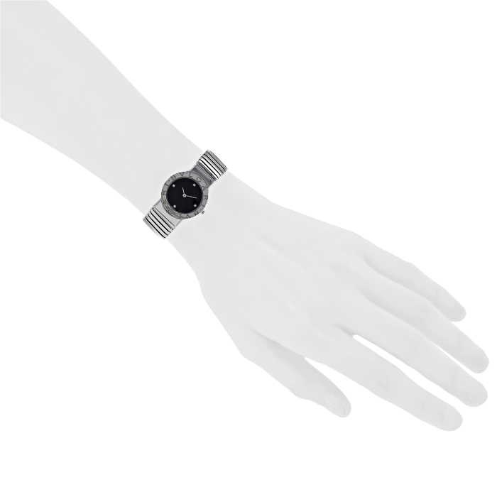 Montre Bulgari Tubogas en acier Ref :  BB262TS Vers  2000 - Detail D1