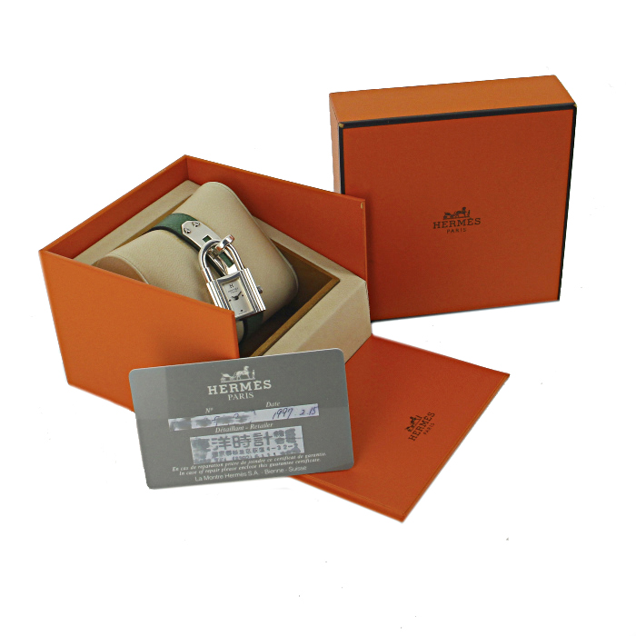 Montre Hermes Kelly-Cadenas en argent Vers  1997 - Detail D2